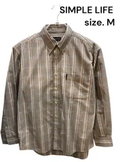 SIMPLE LIFE チェック柄シャツ Mのサムネイル