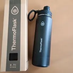ThermoFlask ステンレスボトル 0.7L ブラックのサムネイル