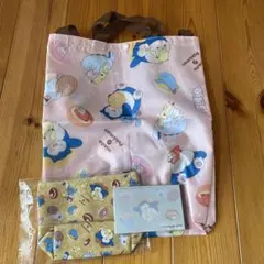 ミスド ポケモン　エコバッグ　ポーチ　メモ帳