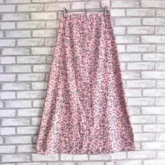 アナザーエディション　ユナイテッドアローズ　フレアスカート　花柄　ピンクのサムネイル