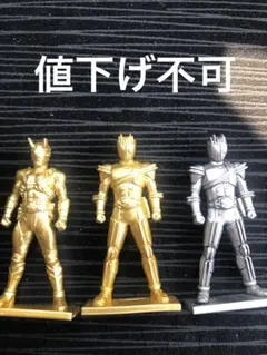 仮面ライダーゼッツ フィギュア付きチョコスナック 響鬼 ディケイド レアゴールド