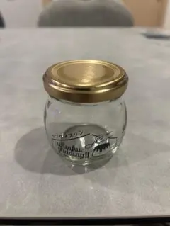 イラスト付き小型ガラス瓶 #空き瓶 #ハンドメイド資材 #インテリア #保存容器