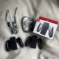 Switch joycon 充電グリップ joyconストラップ セット
