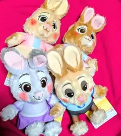 ズートピア　FukuFuku　ぬいぐるみ ジュディファミリー　4種