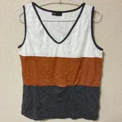 シーイン タンクトップ Ｖネック ノースリーブ XL SHEIN ビーチ 夏のサムネイル