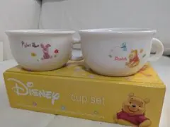プーさんピグレット　マグカップ　スープカップ　2個組　新品