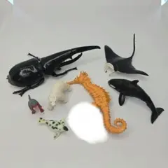 動物フィギュアセット（海洋生物・陸上動物）7体