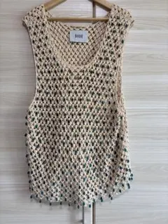 BODE NY ボーディー Beaded Crochet タンクトップ XS-S - メルカリ