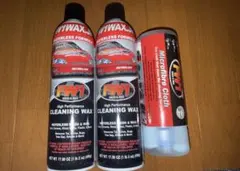 FW1 水なし洗車用クリーニングワックス 4本セット グラスター1本おまけ