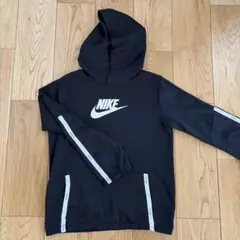 Nike ブラック フード付きパーカー 155/66
