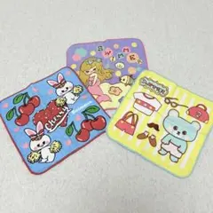 【新品未使用】こども用 タオルハンカチ 3枚セット