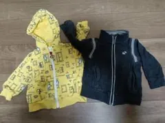 ベビーパーカー、ジャケット2点セット 90