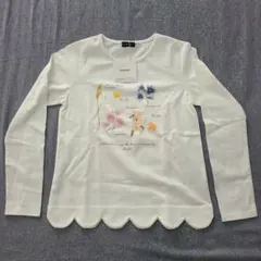 新品 BeBe 花柄 長袖シャツ タグ付き 140cm