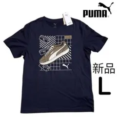 PUMA スニーカーグラフィックTシャツ L 新品