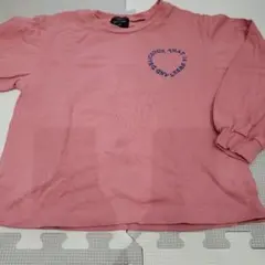 キッズ 120 ロンT 長袖 プティマイン 綿100% ピンク さくらんぼ 春夏