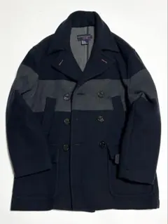 【美品】TRIPLE FIVE SOUL NYC バイカラー　Pコート