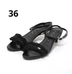 ANDMARY Natalie Frill Mule Low 37（23.5cm - メルカリ