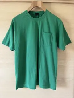 OLD UNIQLO ユニクロ ポケットTシャツ グリーン Lサイズ