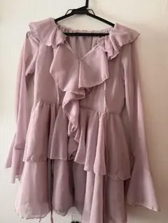 シフォンティアードフリルミニワンピース［tu1421］