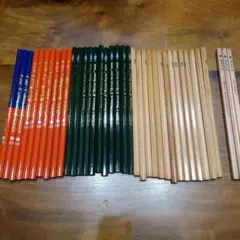 鉛筆38本まとめ売り　三菱HB　赤　赤青2色　湯島天神合格祈願鉛筆
