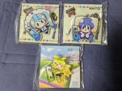 初音ミク 鏡音リン KAITO アクリルバッジ