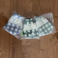 Konny スタイ 3枚セット　チェック柄