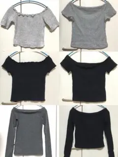H&M オフショルトップス 6点まとめ売りXS S