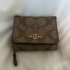 COACH モノグラム 三つ折り財布
