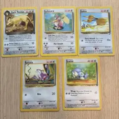 ポケモンカード　英語版　まとめ売り5枚セット