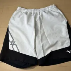 Mizuno ハーフパンツ ホワイト ブラック