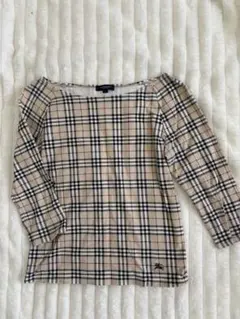 Burberryバーバリー　バーバリーロンドン　ノバチェック　カットソー　１　Ｓ