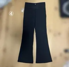 新品④ M GapFit キャップ　ヨガパンツ ブラック フレア