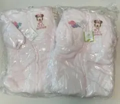 Disneyミニーマウスおくるみ　カバーオール　双子ちゃん