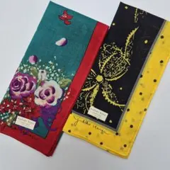 madame hanai HANAI YUKIKO ハンカチ 2枚セット