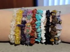 天然石パワーストーンブレスレット(クリスタル)