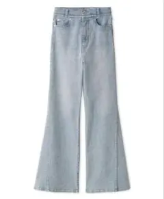 SNIDEL Sustainable ストレッチフレアデニムパンツ　サイズ0