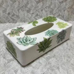 デコパージュ薔薇雑貨**ティッシュケース**♪︎エリザベス柄