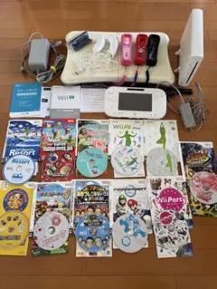 Wii U 本体 コントローラー プロコン　ヌンチャク　ゲームソフト付き