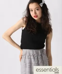 【新品】FOREVER 21 タンクトップ ノースリーブ リブアメスリタンク Sのサムネイル