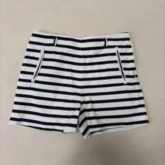 ZARA ボーダーショートパンツのサムネイル