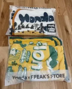 Honda × FREAK'S STORE フリースブランケット　2点セット