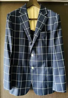 Barneys New York テーラードジャケット ネイビーのサムネイル