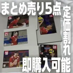 【まとめ売り】バレーボール男子日本代表 ポストカードコレクション