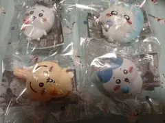 ちいかわ　ライトクリップ　ハチワレ　うさぎ　モモンガ　4個セット　コンプリート