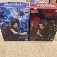 【GIGO限定】NARUTO-ナルトフィギュア うちはサスケ・イタチ 2個セット