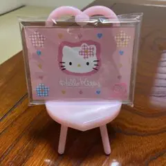 ハローキティ フォトフレーム カオハナ ハート型チェアピンク レトロ 希少レア