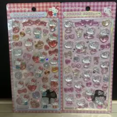 ハローキティ ボンボンドロップシール 第2弾 赤　ピンク　2枚セット　正規品