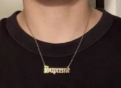 Supreme gold logo ネックレスのサムネイル