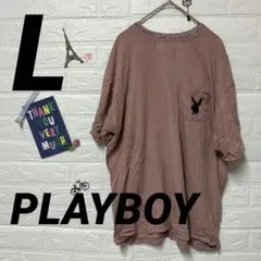 PLAYBOY by PACSUN ピンク Tシャツ　【L】