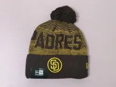 【MLB★KNIT】サンディエゴパドレス！ニット帽★ポンポン付／タイプＤ★